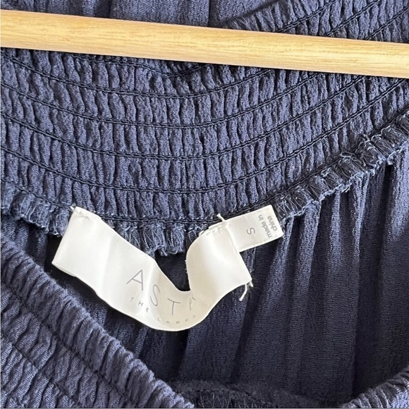 ASTR the Label Sofia Long Sleeve Eyelet Smocked Romper - Picture 8 of 8